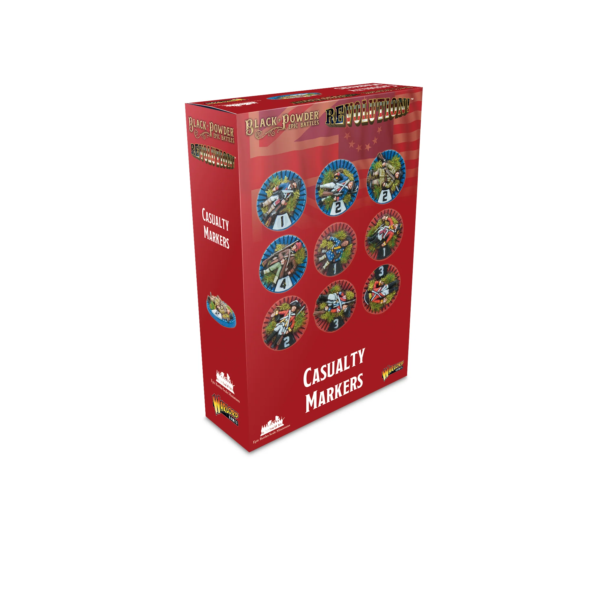 Black Powder Epic Battles: Revolution - Casualty Markers Black Powder Epic Battles: Revolution - Casualty Markers