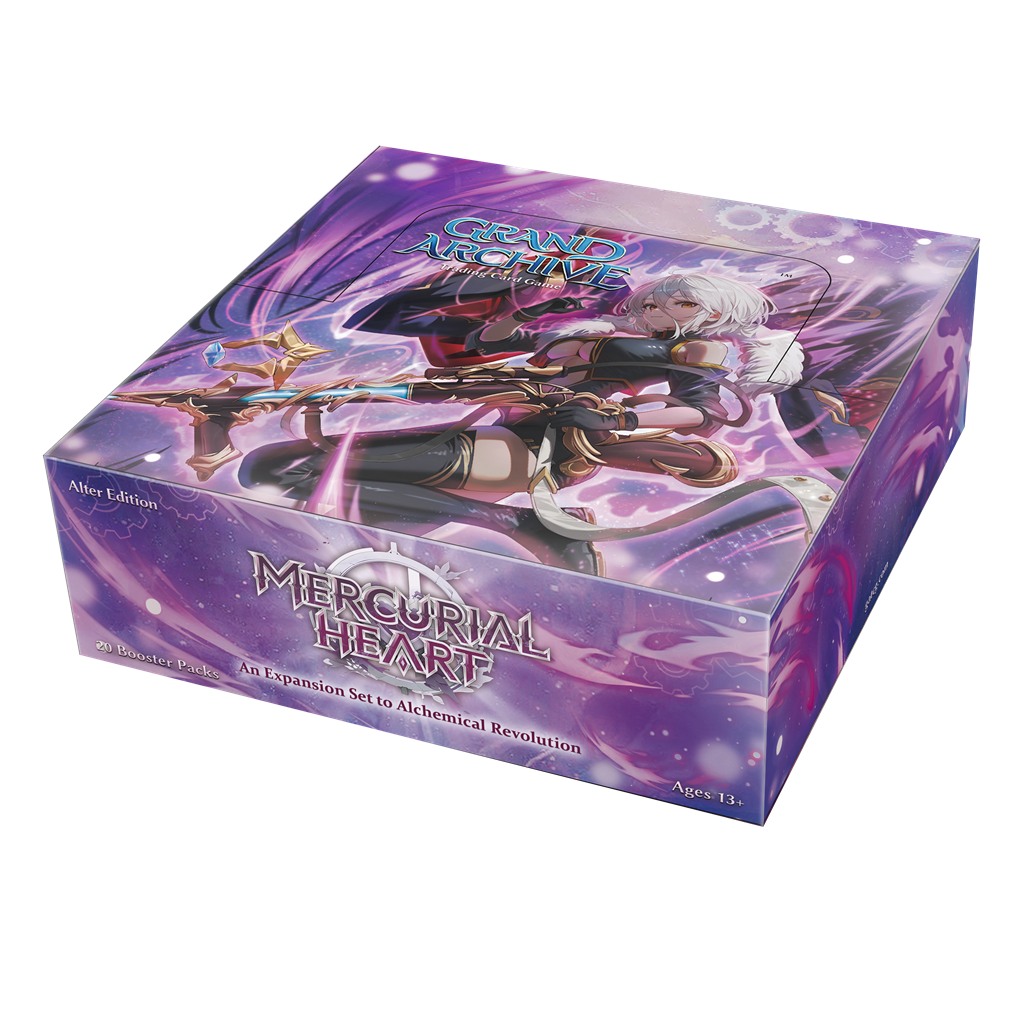 Grand Archive TCG: Mercurial Heart Booster Display (Alter Edition) Grand Archive TCG: Mercurial Heart Booster Display (Alter Edition)