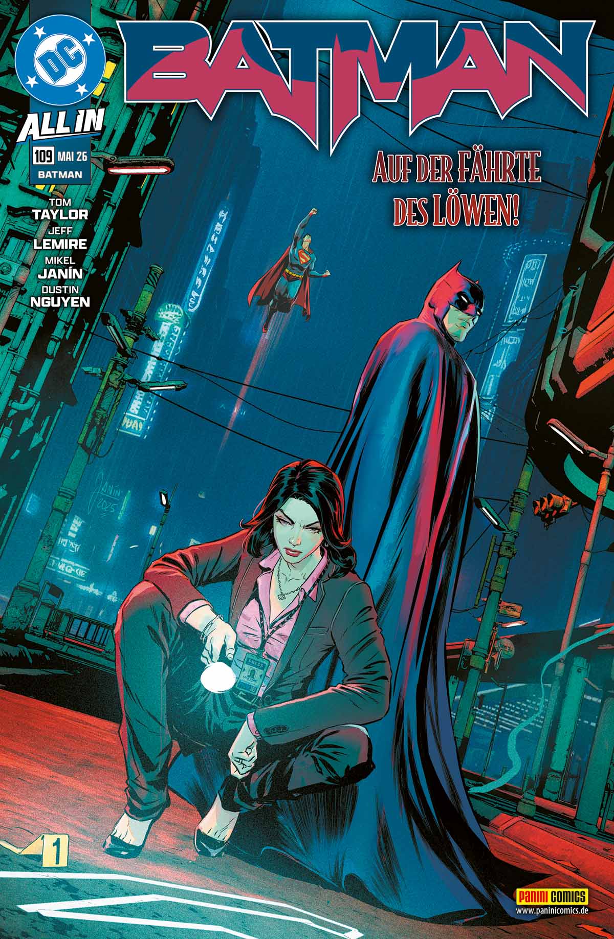 Batman #109 Comic, Batman, Dämon, Gotham, Lederjacke