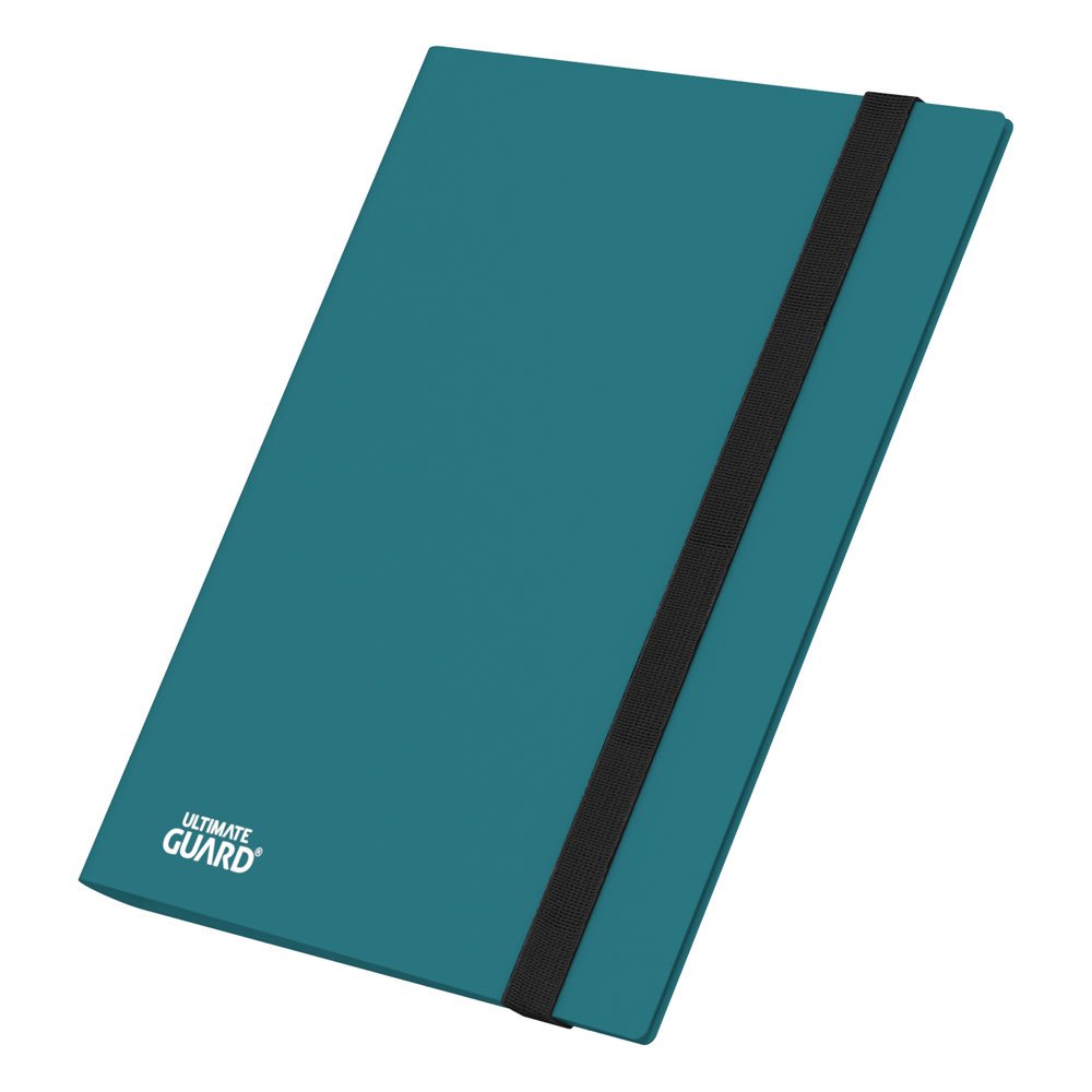 Ultimate Guard: Kartenmappe Flexfolio 9-Pkt petrol Notizbuch, Notizblock, Teal, Gummiband, A4-format