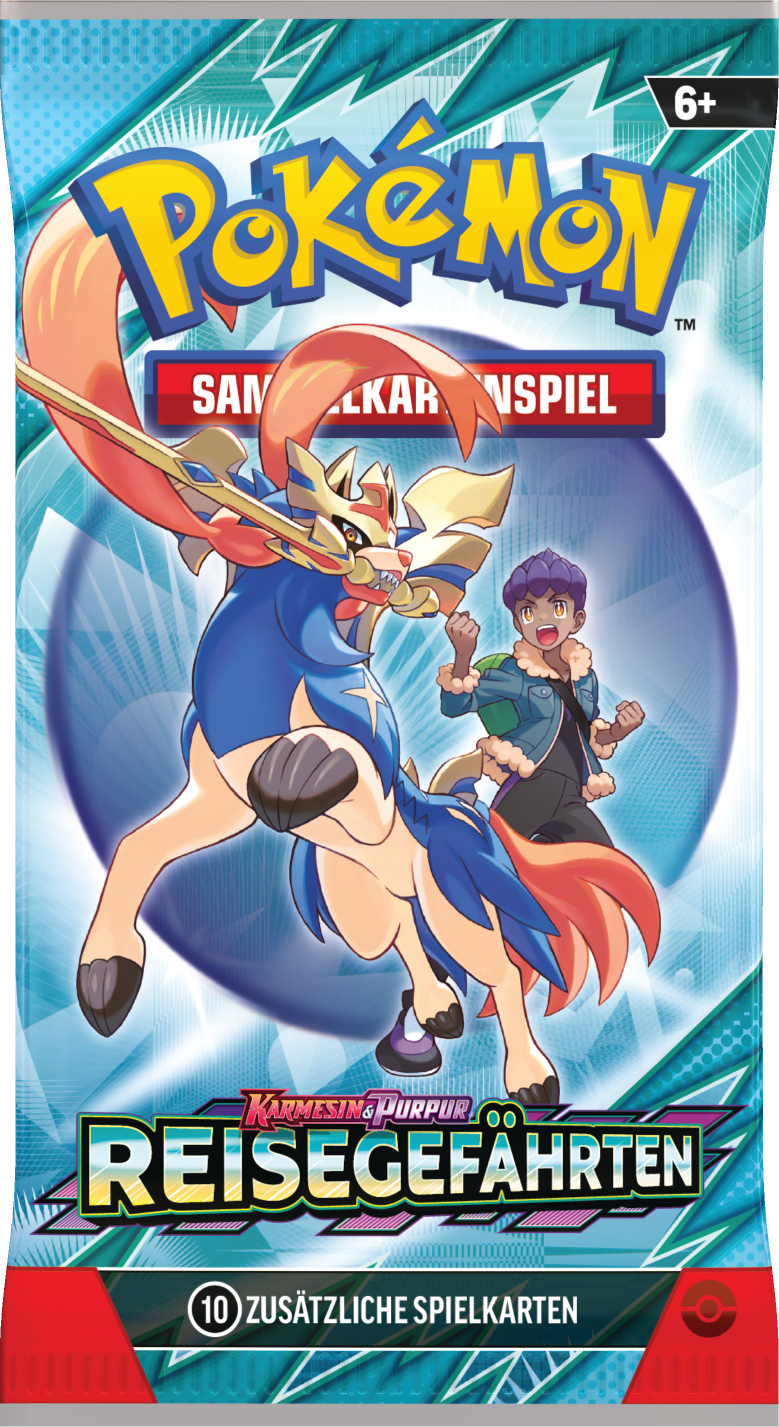 Pokémon CCG dt.: Karmesin & Purpur Reisegefährten Boosterpack (KP09) Pokémon CCG dt.: Karmesin & Purpur Reisegefährten Boosterpack (KP09)