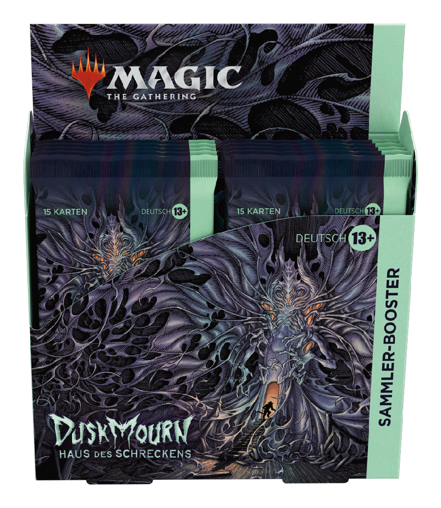 Magic CCG dt.: Duskmourn Haus des Schreckens Sammler-Booster Display