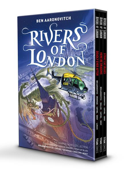 Rivers of London Box Set Vol.10-12 Tpb Buch, Veröffentlichung, Roman, Hubschrauber, Fahrzeug