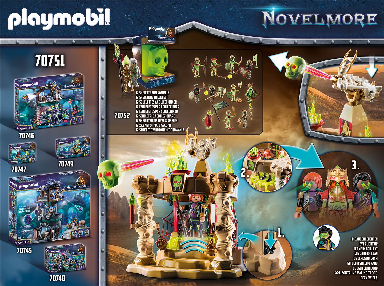 Playmobil: Novelmore - Sal'ahari Sands Tempel der Skelettarmee Playmobil: Novelmore - Sal'ahari Sands Tempel der Skelettarmee