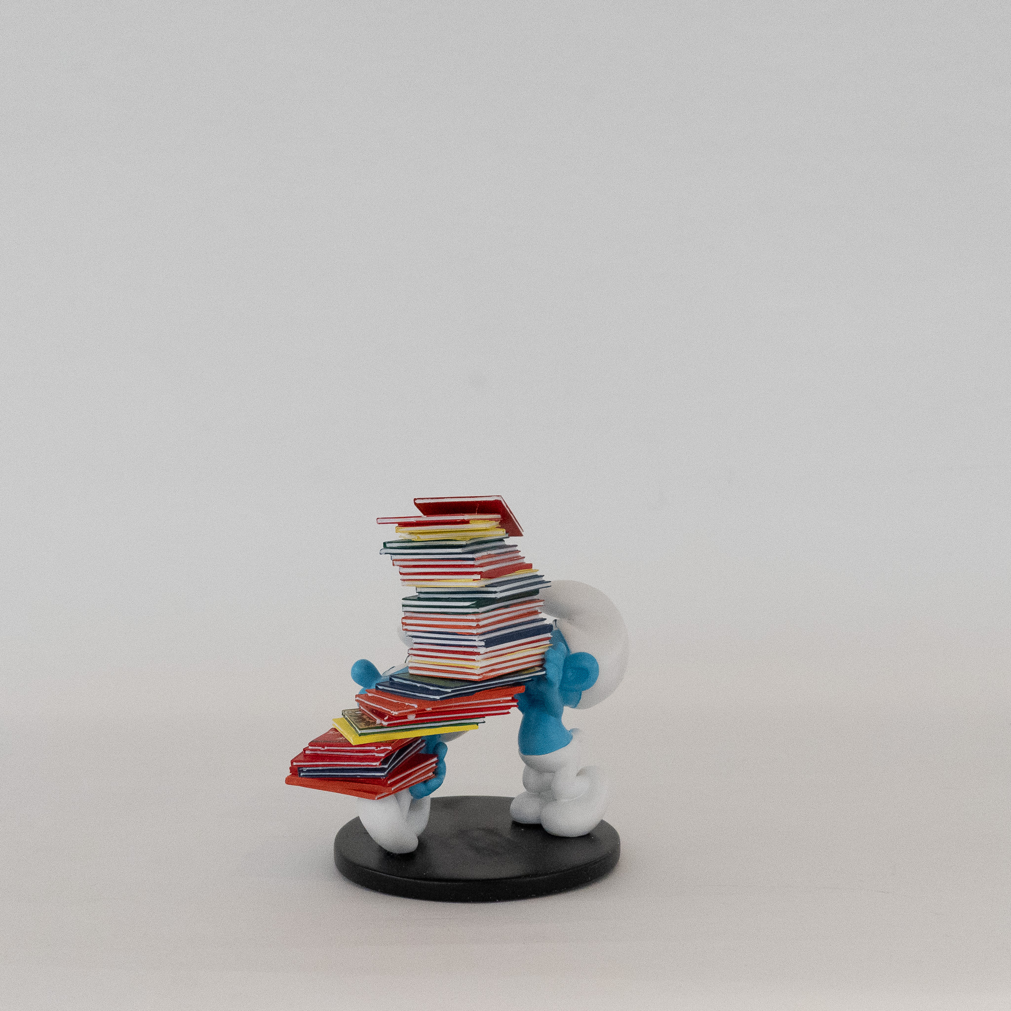 Schlümpfe: Statue Bücherstapel