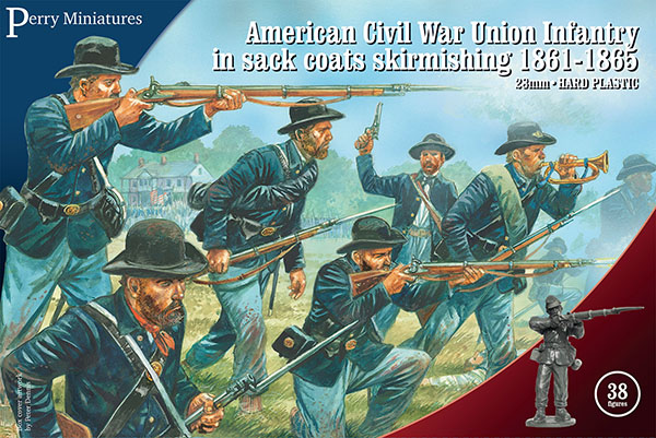 Perry Miniatures: American Civil War Union Infantry in Sack Coats Perry Miniatures: American Civil War Union Infantry in Sack Coats