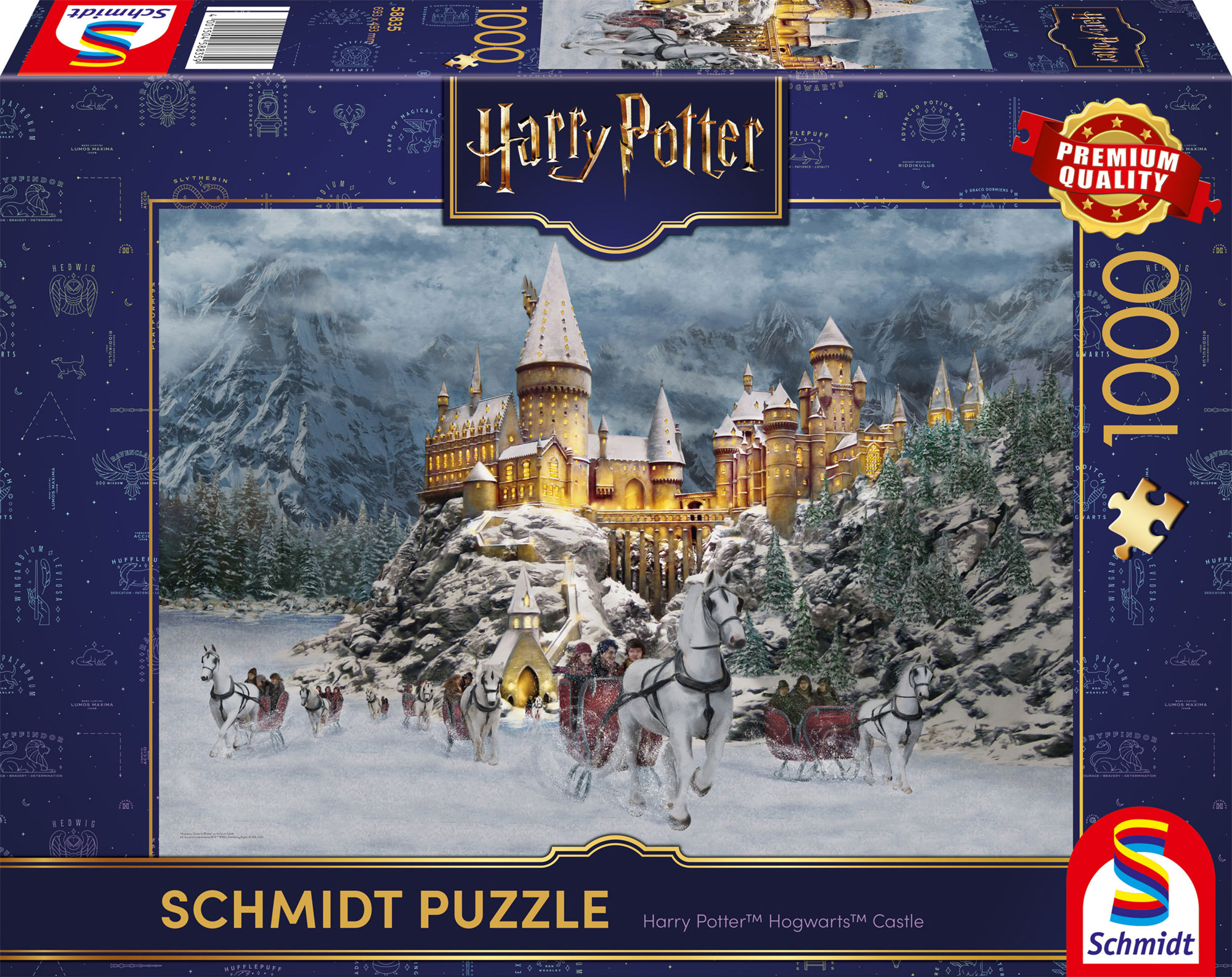 Hogwarts Castle, Winterszene, Puzzle, Schmidt Puzzle, Burg