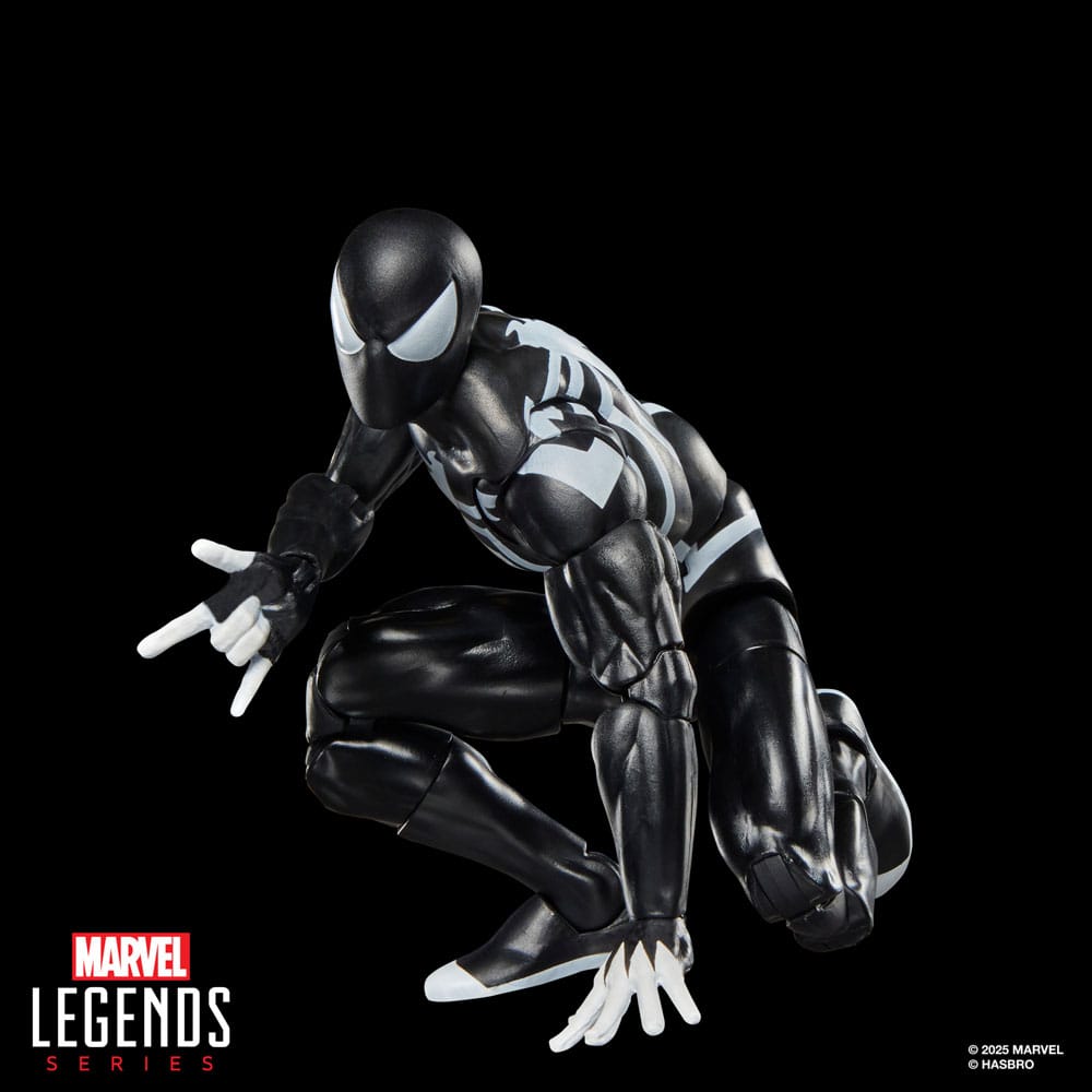 Marvel Legends AF: Retro Collection Spider-Venom 15cm Superheld, Actionfigur, Spiderman-ähnlich, Schwarz, Maskierter Figur