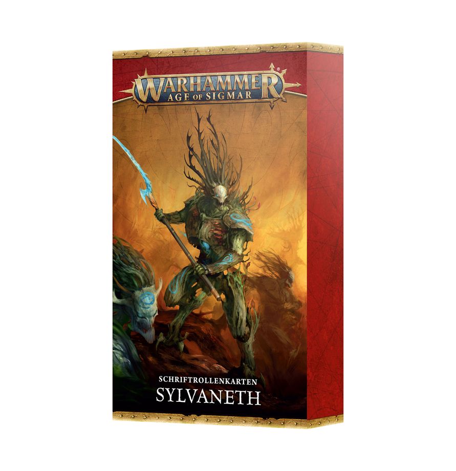 Age of Sigmar: Warscroll Cards - Sylvaneth dt. Warhammer, Schriftrollenkarten, Sylvaneth, Boxart, Figureneinheit