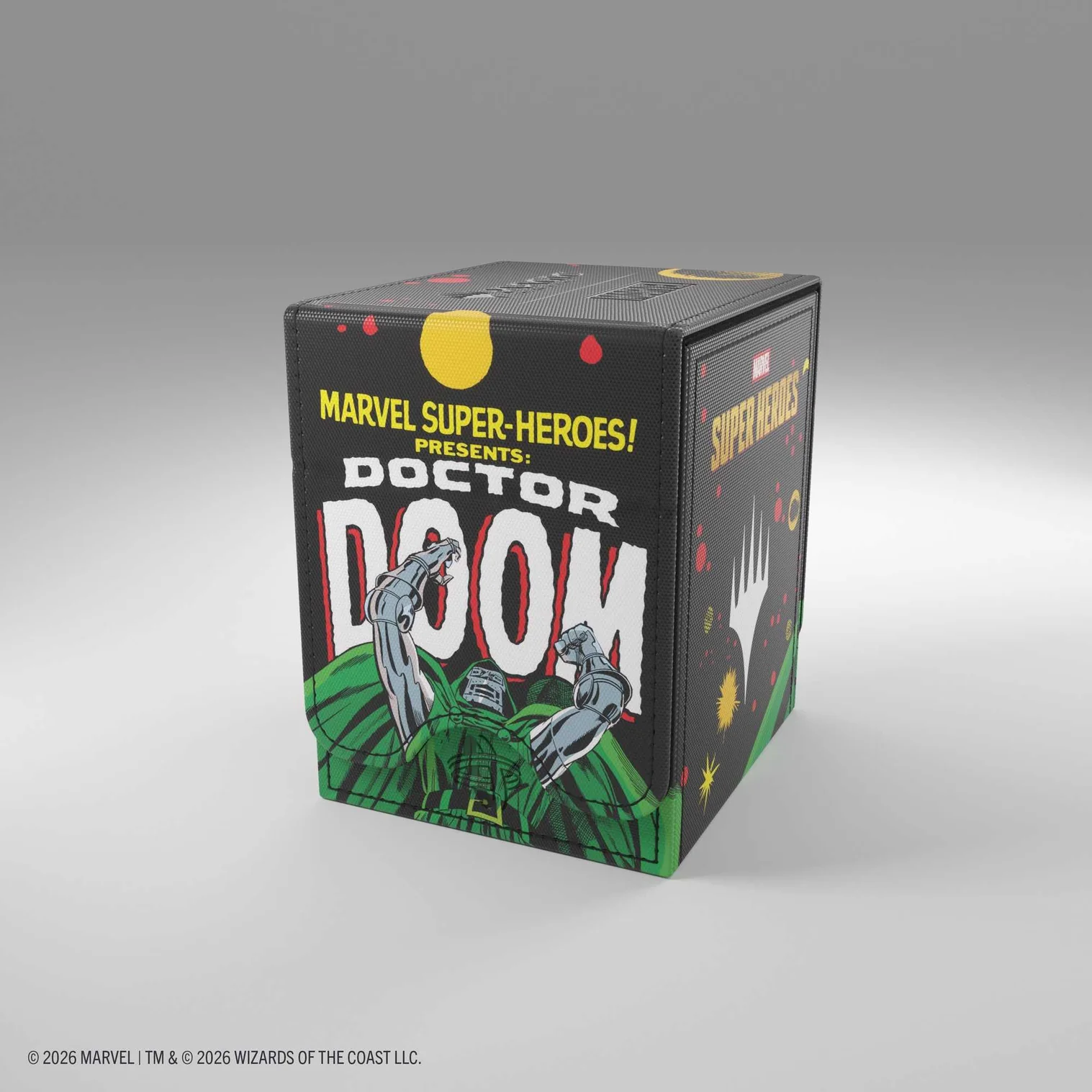 Pappschachtel, Doktor Doom, Marvel, Comic-Design, Boxen-Layout