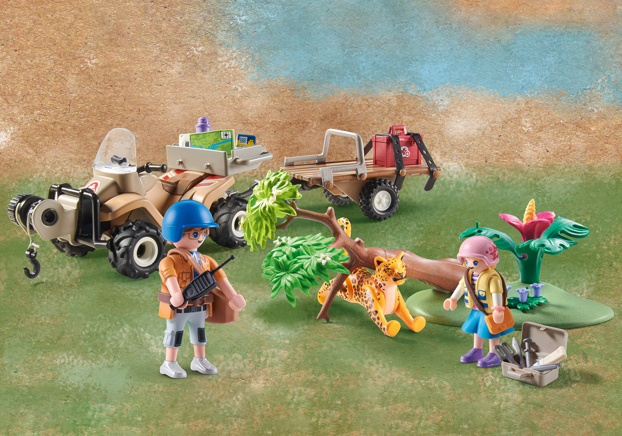 Playmobil: Wiltopia - Tierrettungs-Quad