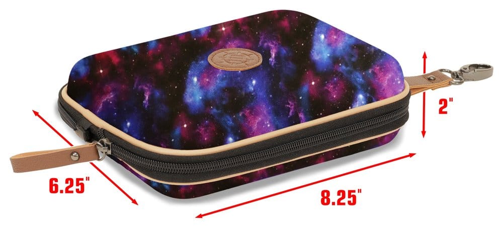 Enhance Tabletop: Würfeltasche Designer Edition Galaxy kosmetiktasche, tasche, reisedose, galaxie muster, reissverschluss