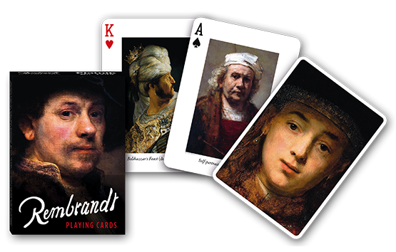 karten, playing cards, rembrandt, portrait, kollektion