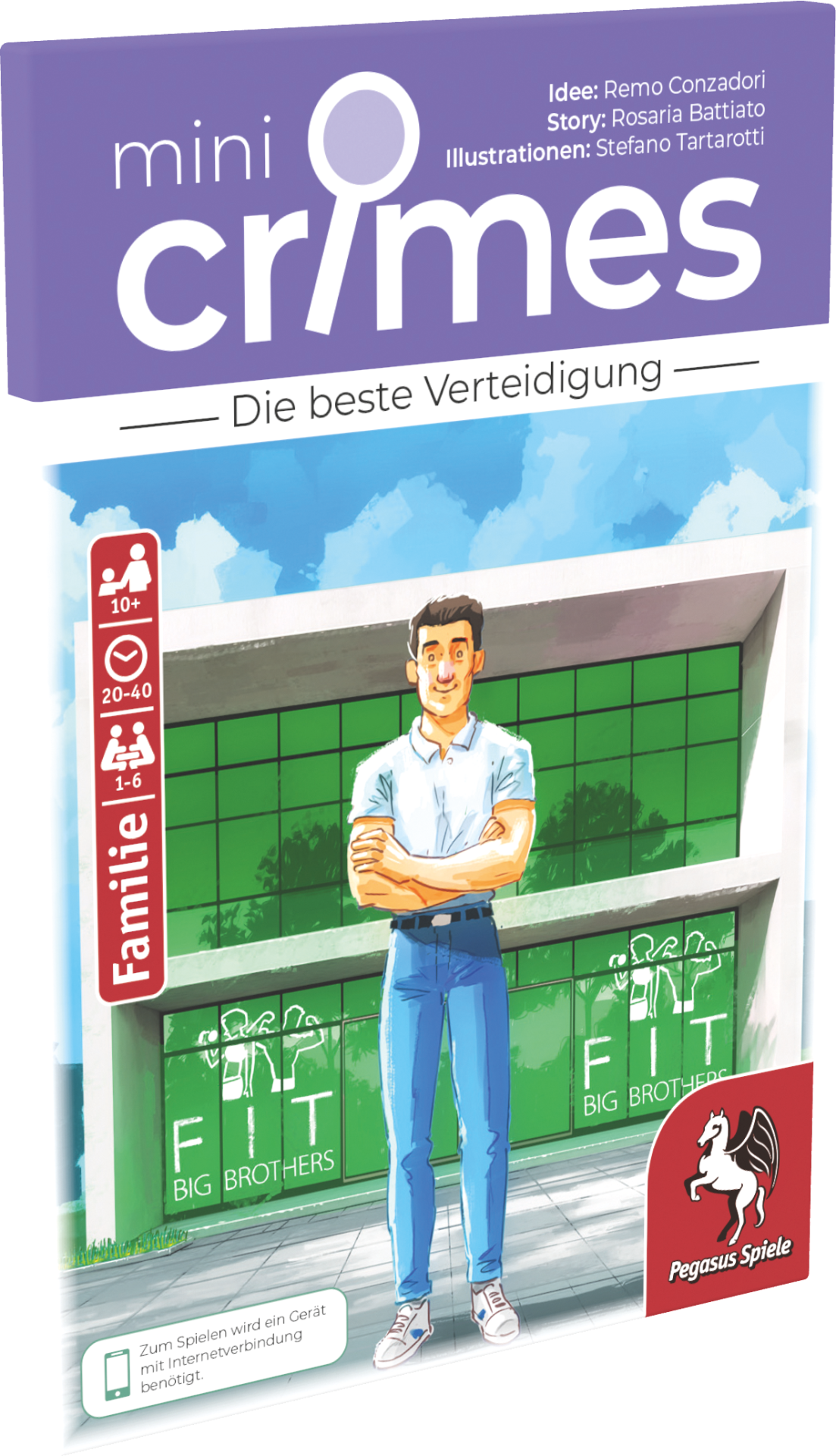 Spielzeug, Gesellschaftsspiel, Mini-Crimes, Detektivspiel, Pegasus Spiele
