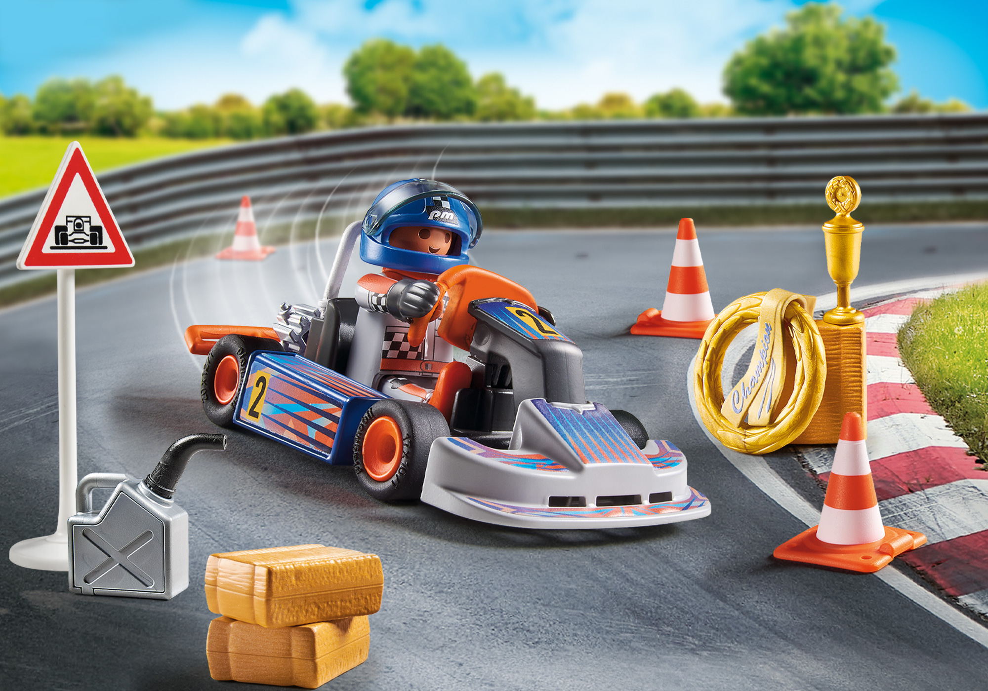 Playmobil: Geschenkset - Racing-Kart