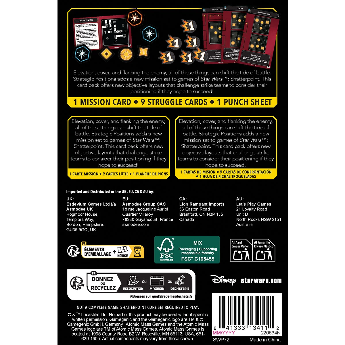 Star Wars: Shatterpoint - Strategic Positions Mission Pack