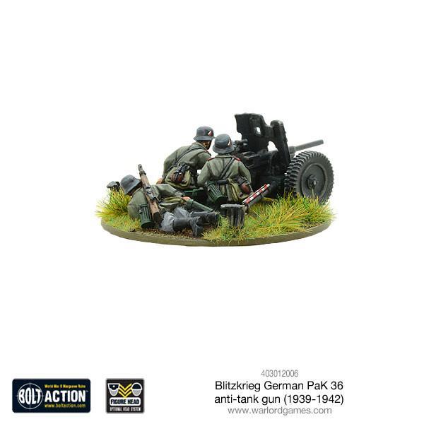 Bolt Action: German - Blitzkrieg Pak-36 Anti-Tank Gun
