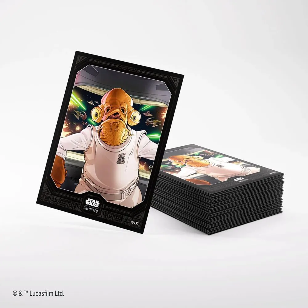 Star Wars Unlimited CCG: Supply - Art Sleeves Admiral Ackbar Star Wars Unlimited CCG: Supply - Art Sleeves Admiral Ackbar
