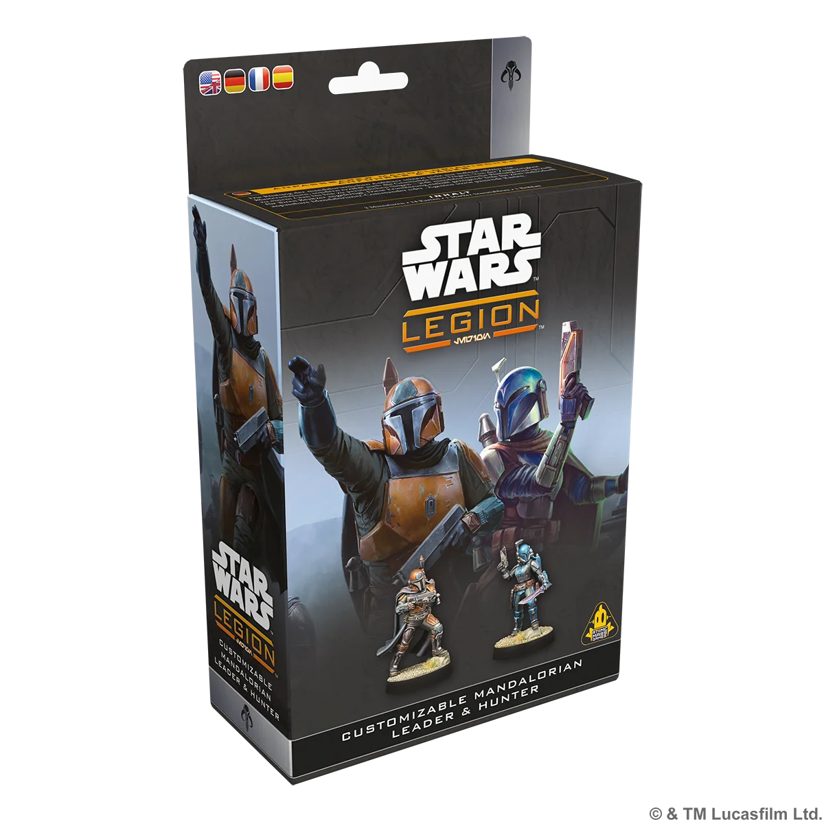 Star Wars: Legion - Customizable Mandalorian Leader Star Wars, Legion, Figurenspiel, Miniaturen, Anpassbarer Jäger