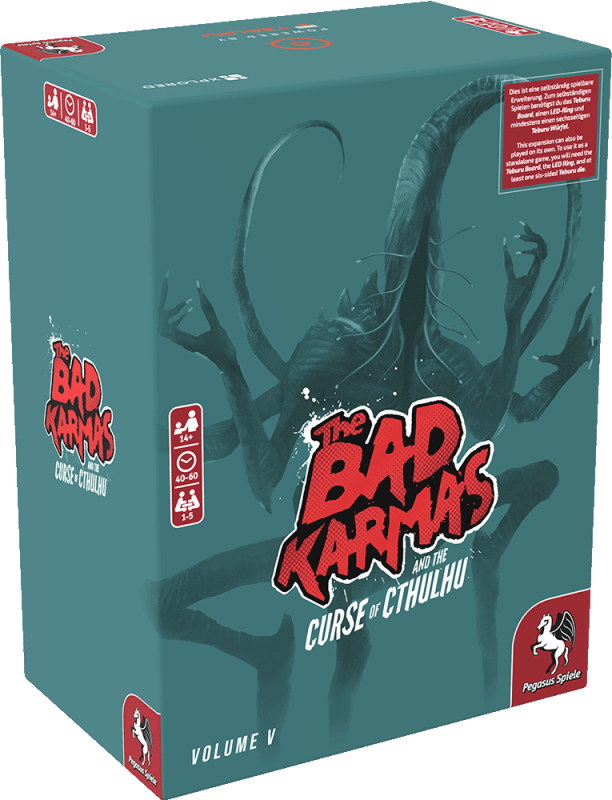Brettspiel, The Bad Karma, Curse of Cthulhu, Volume V, Pegasus Spiele