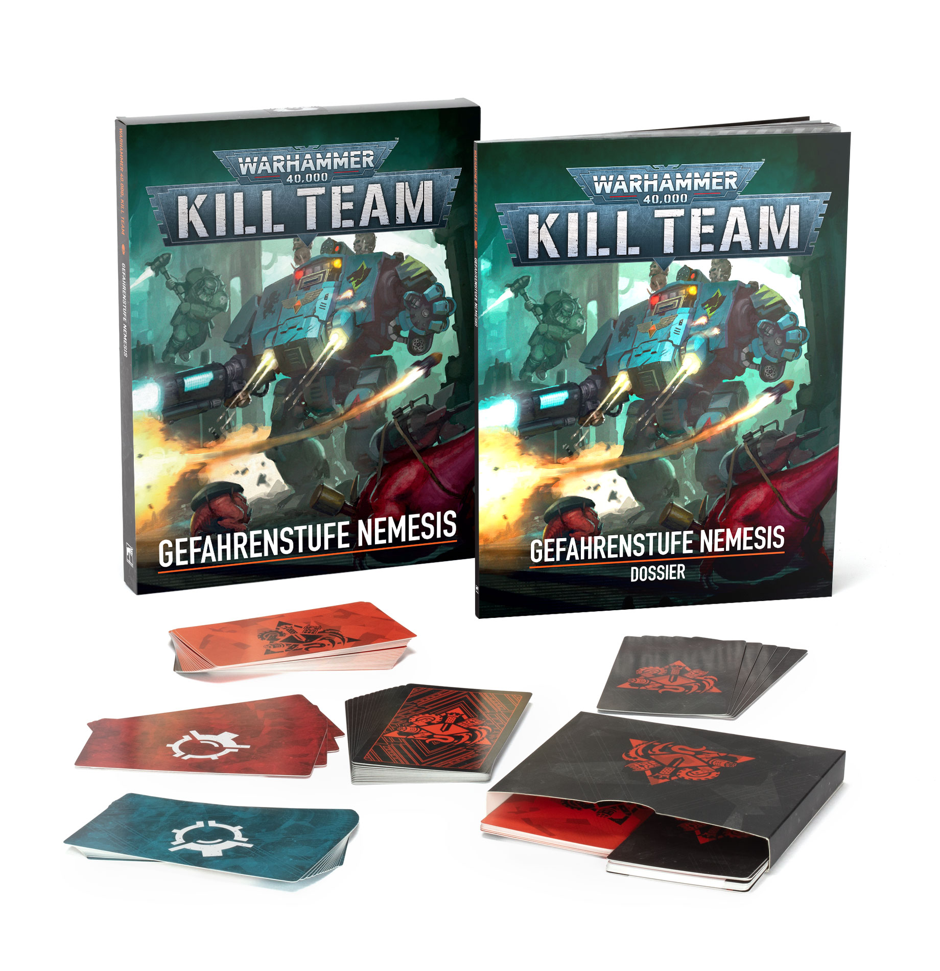Wargame, Kill Team, Dossier, Gefahrenstufe Nemesis, Kartenspiel
