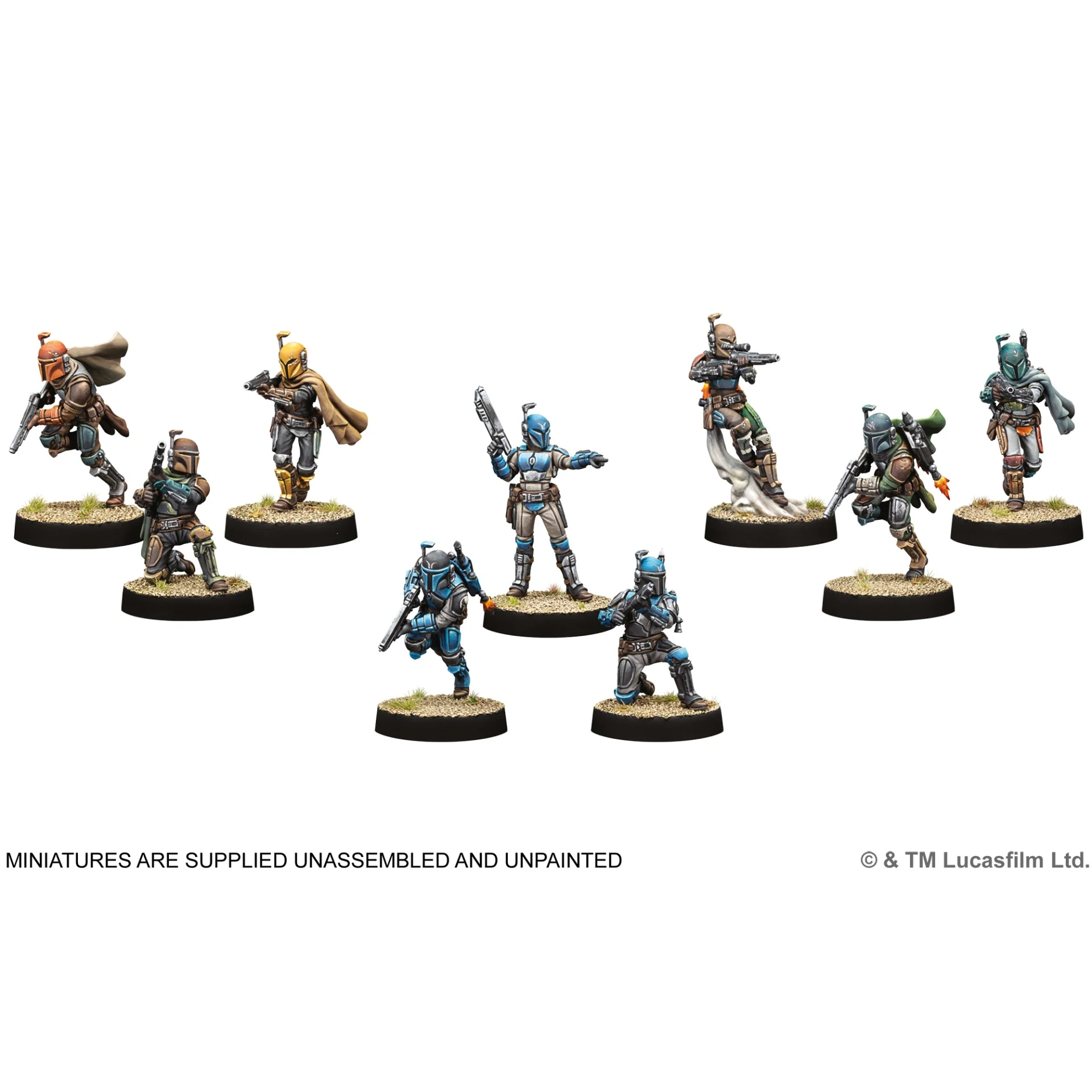 Miniaturen, Kampfmeister, Sci-Fi, Rüstung, Wüstenbasis-Krieger
