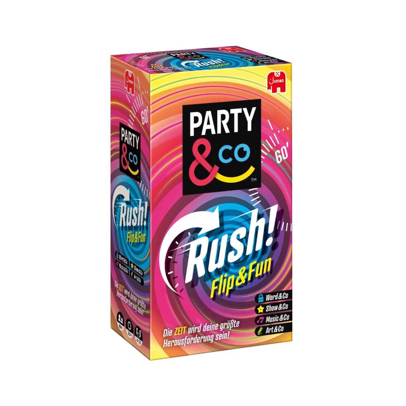 Party & Co, Rush!, Flip & Fun, Gesellschaftsspiel, Bunt