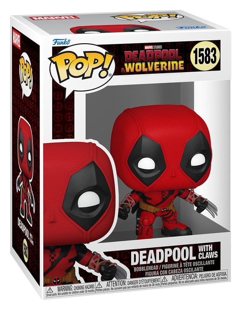 Deadpool, Funko Pop, Figurine, Bobblehead, Claws