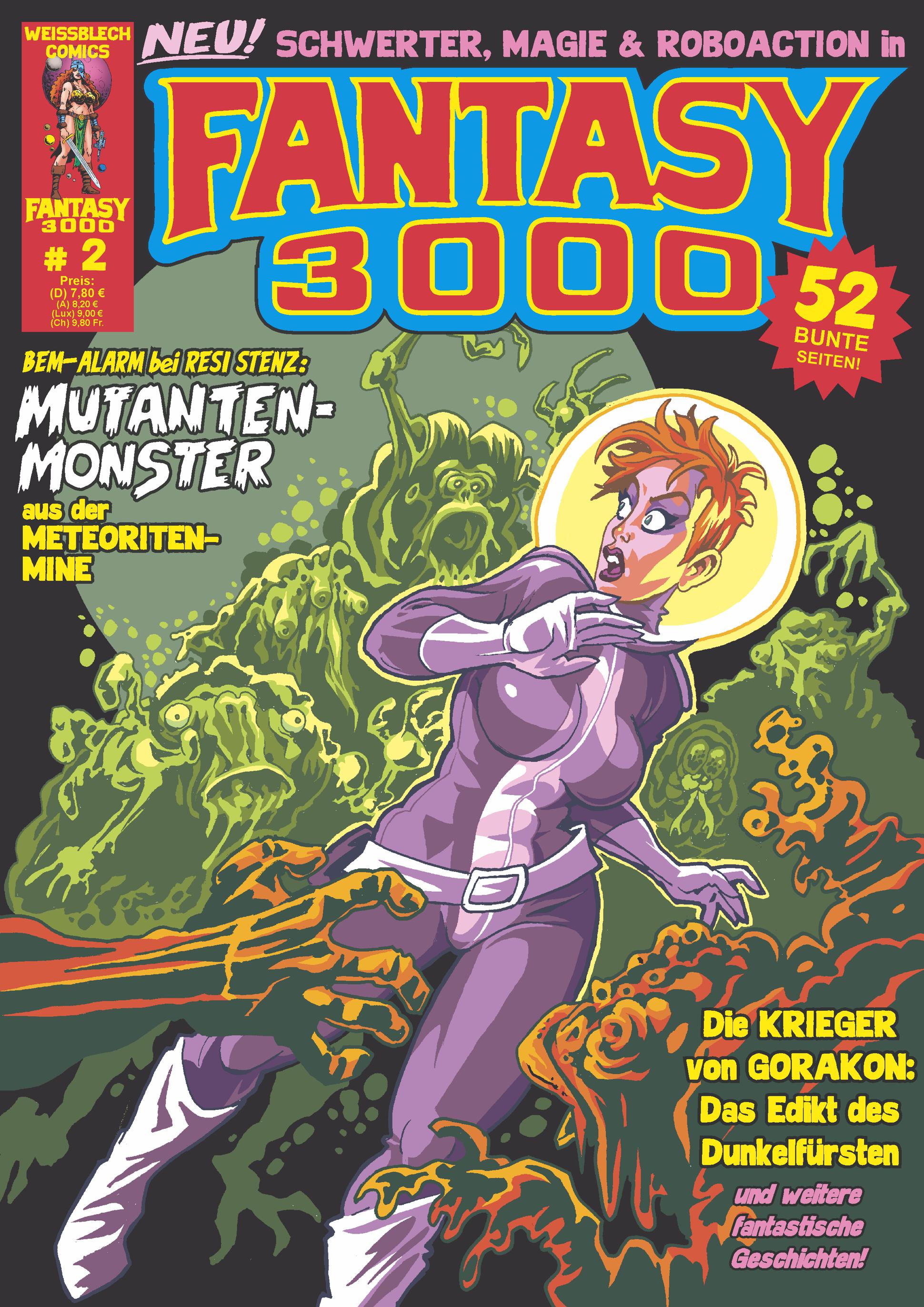 Fantasy 3000 #2 Mutantenmonster aus der Meteoritenmine 