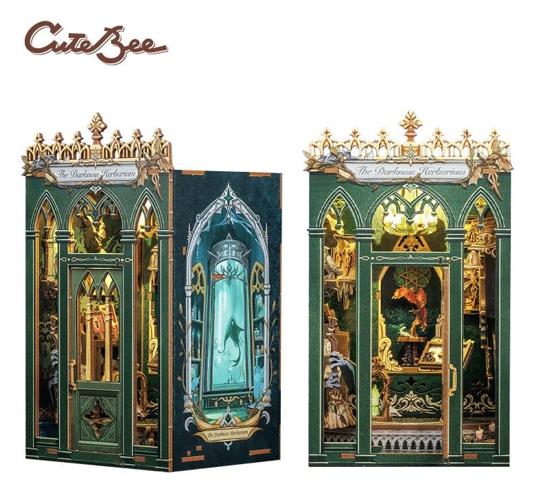 Booknook: The Darkness Herbarium Diorama, Miniatur, Schachtel, The Dark, Ausstellung