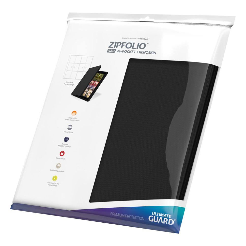 zipfolio, 24-pocket, xenoskin, tasche, hülle