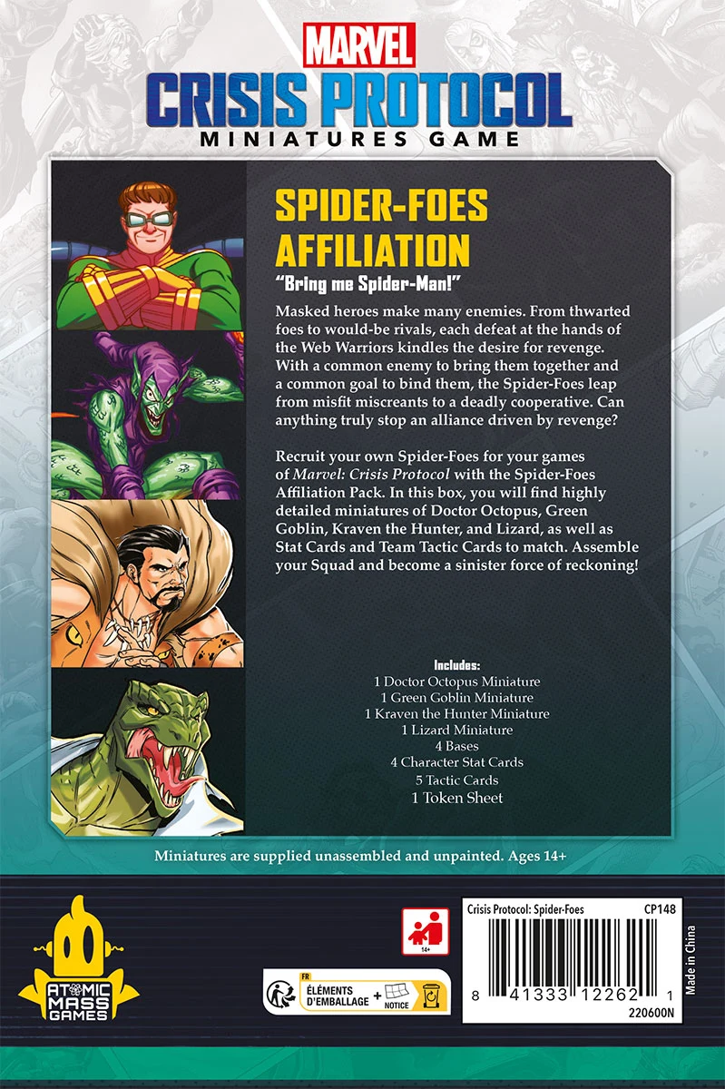 Marvel Crisis Protocol: Spider-Foes Marvel Crisis Protocol: Spider-Foes