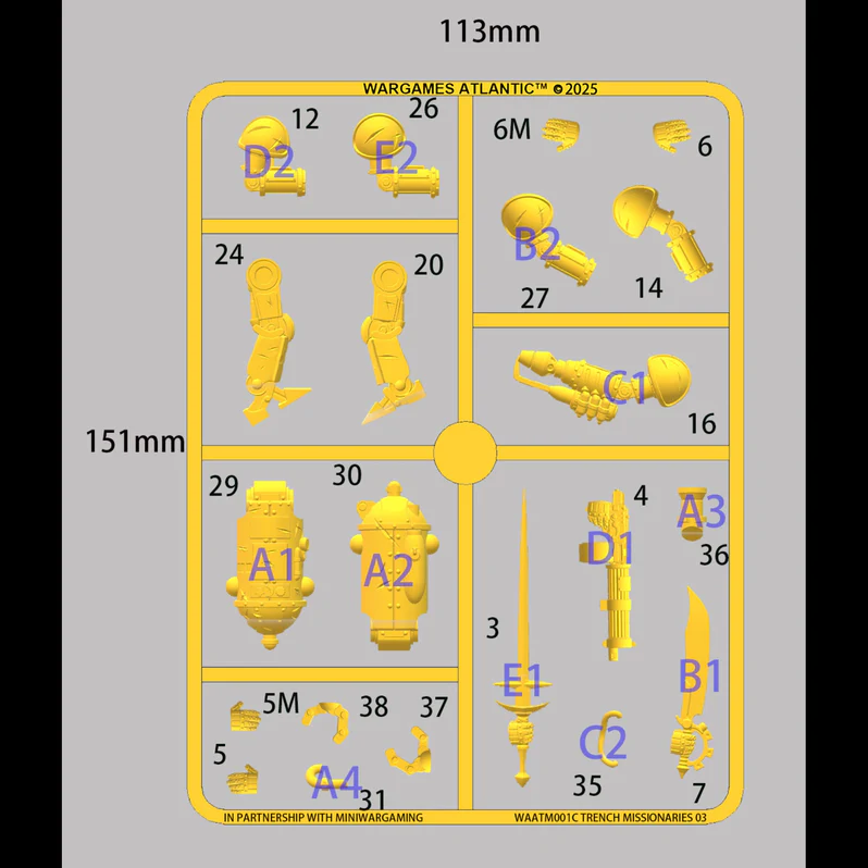 Wargames Atlantic: Trench Missionaries Wargames Atlantic: Trench Missionaries