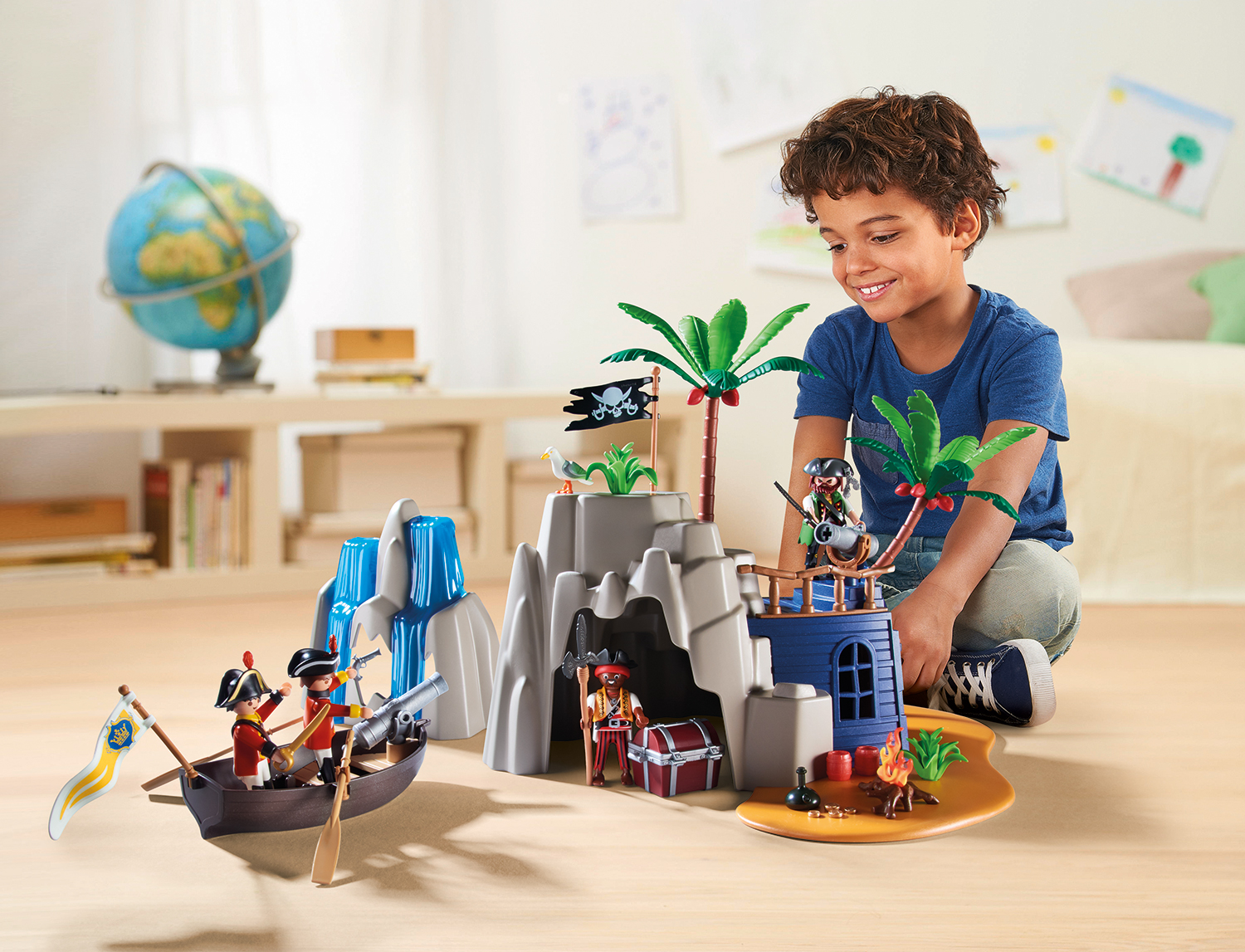 Playmobil: Pirates - Pirateninsel mit Schatzversteck