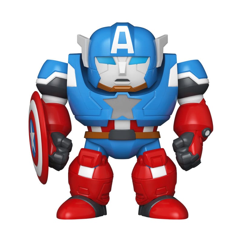 Marvel: POP Bitty What If - Captain America Mech mit Captain America Captain America, Figur, Spielzeug, Superheld, Shield