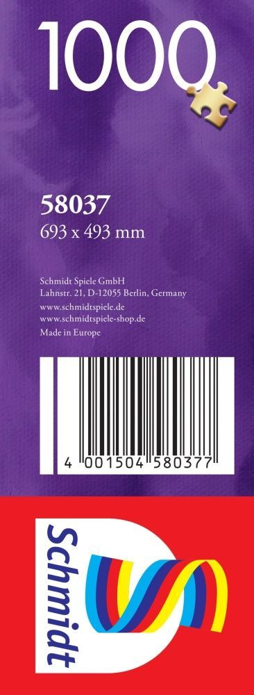 Puzzle: Disney Schneewittchen & die Königin barcode, puzzle, purple pouch, material, made in europe