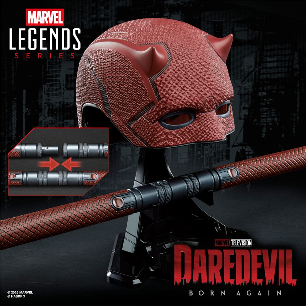 Daredevil: Daredevil Premium Roleplay Maske Taktstock, Stock, Helm