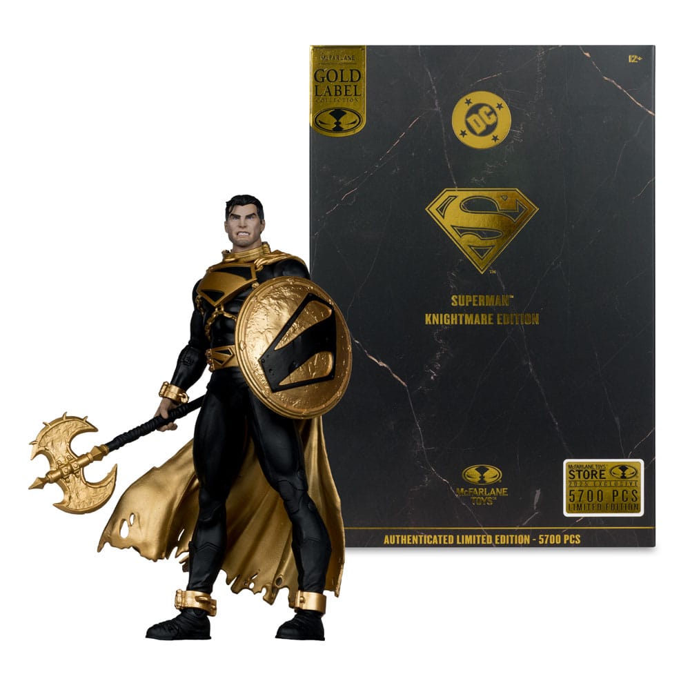 DC Multiverse AF: Superman Knightmare Edition (Future State) Gold Label 18cm Person