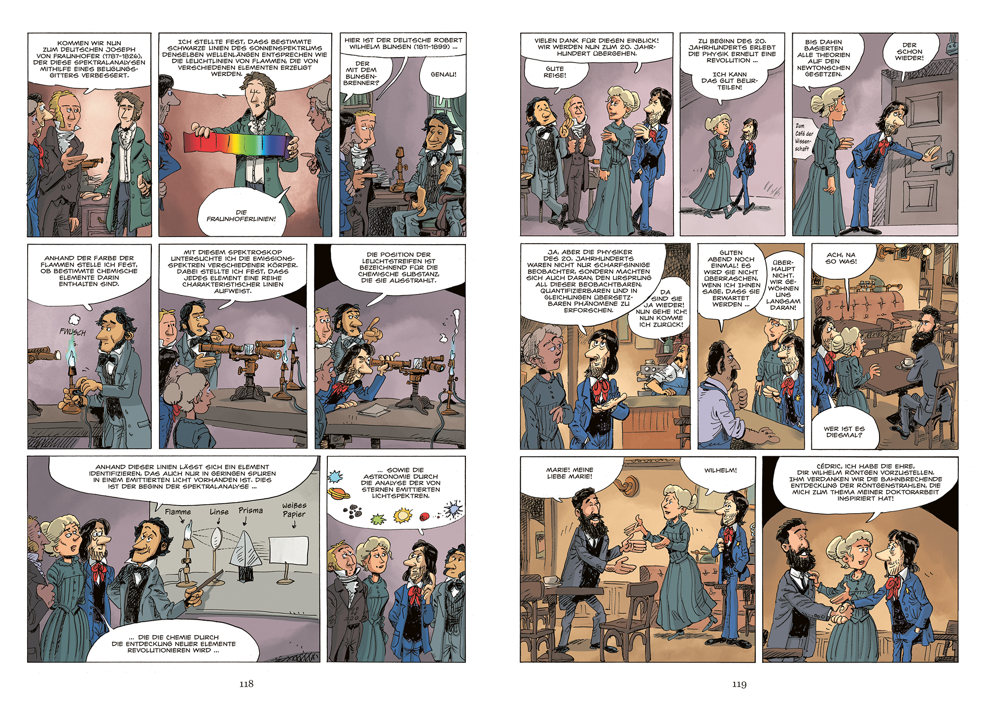 Heureka! - Von Atom bis Zufall - die unglaubliche Geschichte der Naturwissenschaften Buch, Comics, Veröffentlichung, Person