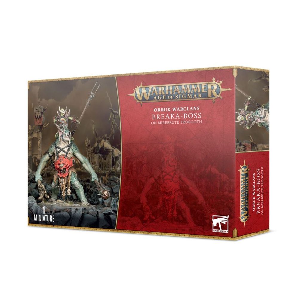 Warhammer: Orruk Warclans - Brechaboss auf Torfbestien-Troggoth