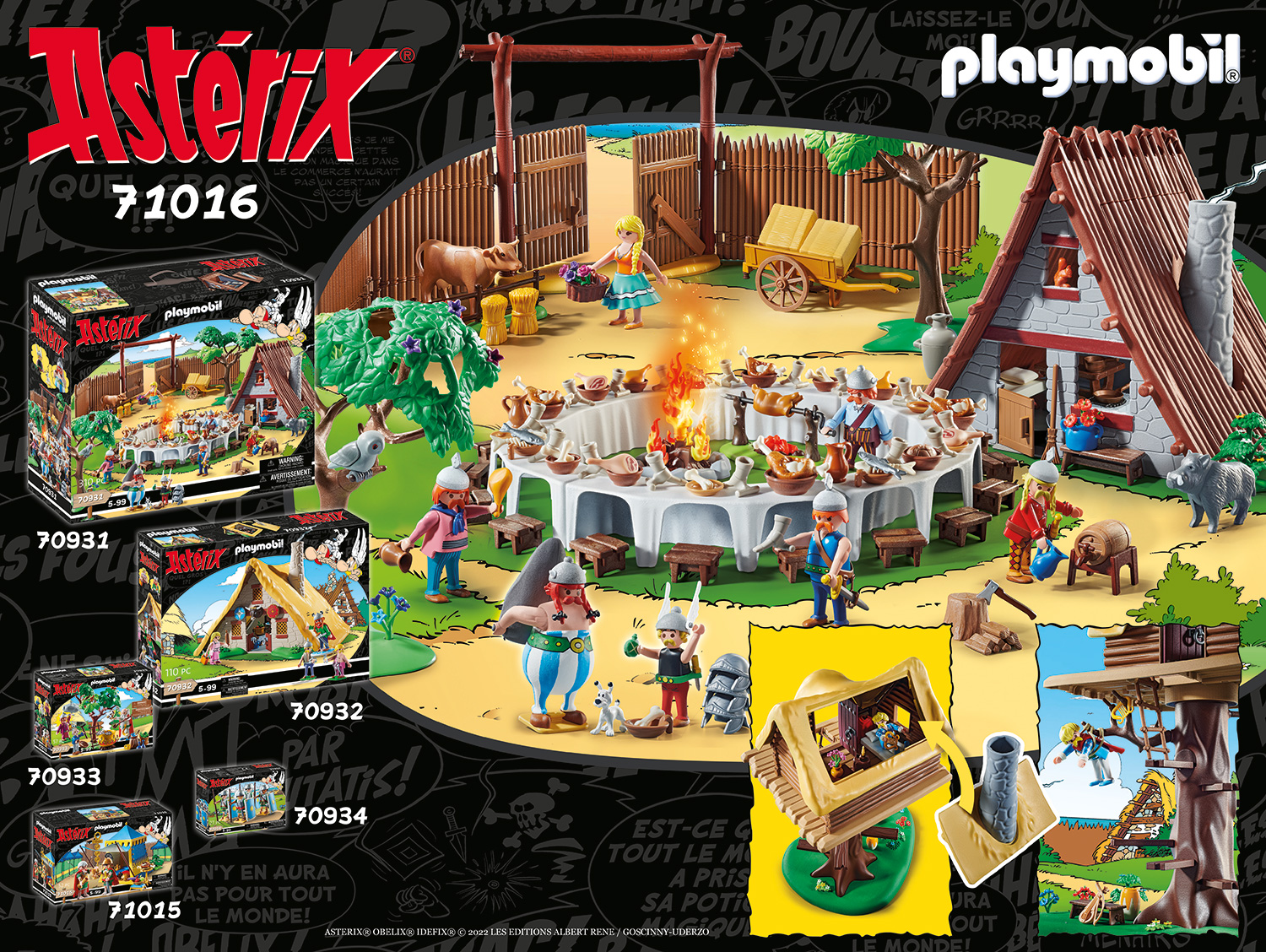 Playmobil: Asterix - Troubadix mit Baumhaus