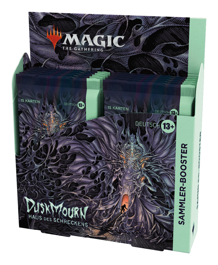 Magic CCG dt.: Duskmourn Haus des Schreckens Sammler-Booster Display