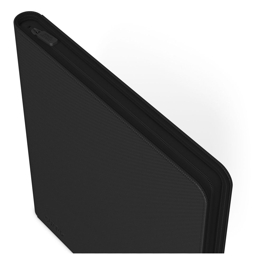 Ultimate Guard: Zipfolio Xenoskin 24-Pocket schwarz wallet, Reißverschluss, schwarz, texturiert, Geldbörse