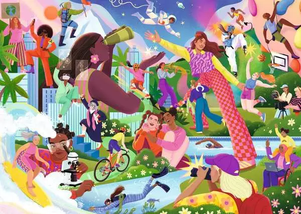 Puzzle: The Power of Her Festival, Outdoor, Tanzen, Sport, Menschenmenge