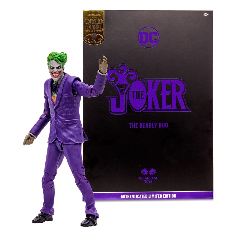 DC Multiverse AF: The Joker (The Deadly Duo) Gold Label Limited Edition 18cm 