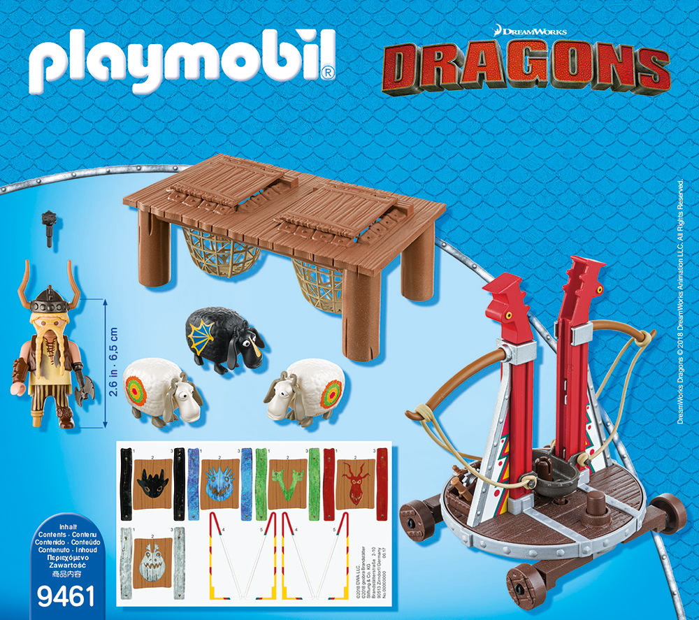 Playmobil: Dragons - Grobian mit Schafschleuder