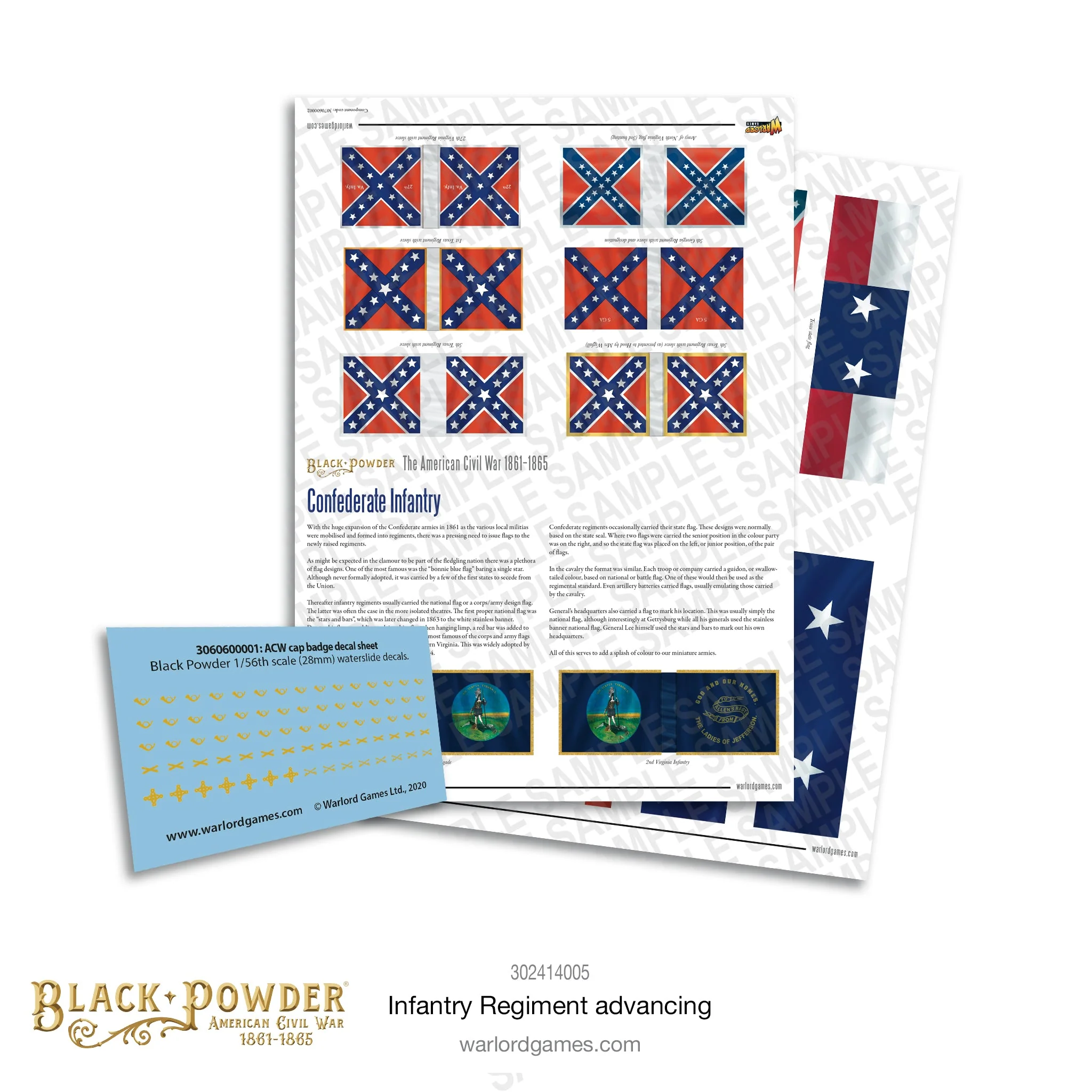 Black Powder: American Civil War Infantry Regiment Advancing