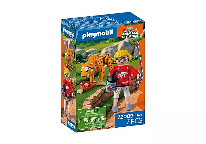 Playmobil: Animals & Friends - Zoo Tiger & Besucher Playmobil: Animals & Friends - Zoo Tiger & Besucher