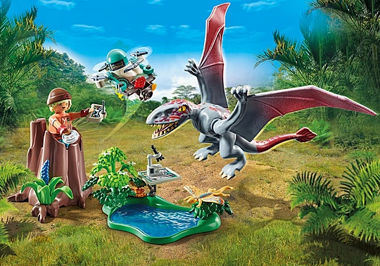 Playmobil: Dinos - Beobachtungsstation für Dimorphodon