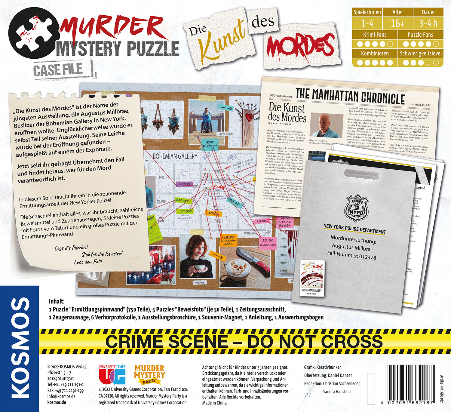 Murder Mystery Puzzle: Die Kunst des Mordes Murder Mystery Puzzle: Die Kunst des Mordes